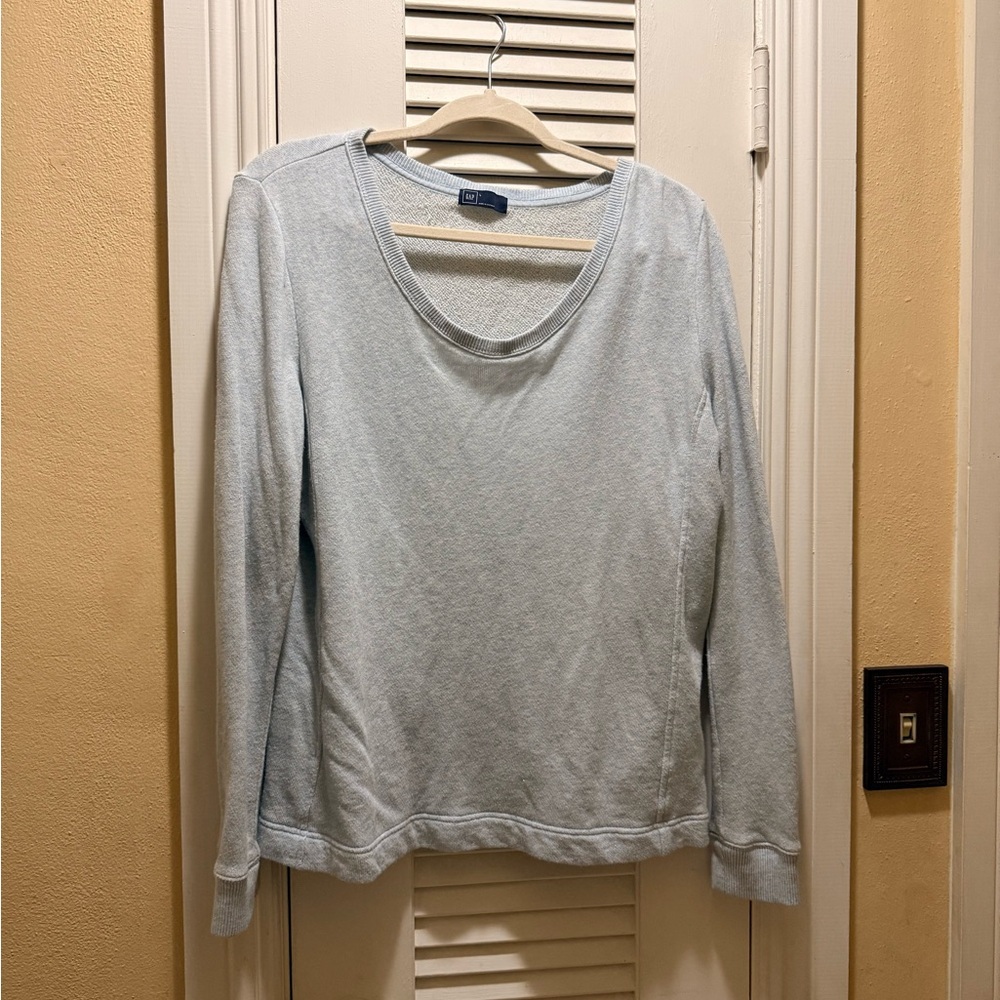 GAP Light Blue Long Sleeve Top